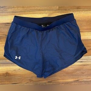 UNDER ARMOUR Fly By 2.0 Loose Navy Shorts Women’s Medium NWT
